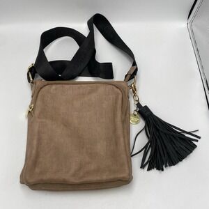 Steve Madden Women's Crossbody‎ Satchel Bag Tan Brown 9x9.5